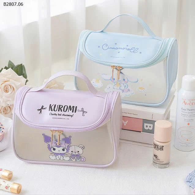 TÚI ĐỰNG MĨ PHẨM HELLO KITTY  - sỉ 73k