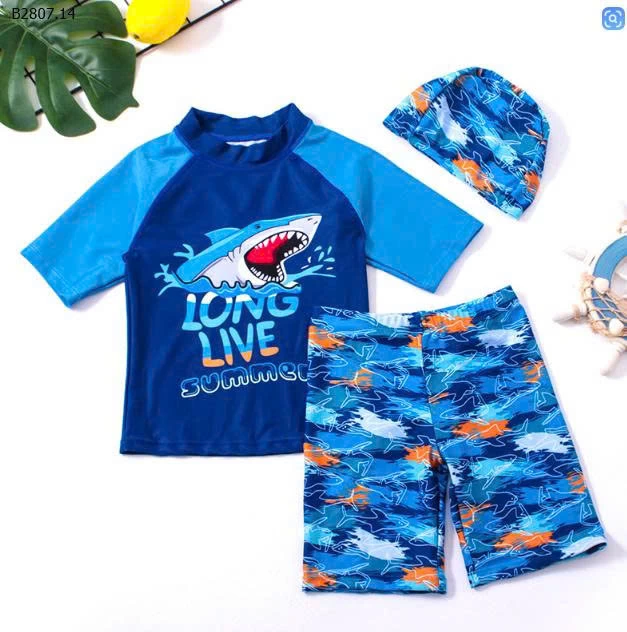 SET BỘ BƠI 3 MÓN BÉ TRAI - sỉ M- 2XL: 130k 3XL-5XL: 145k