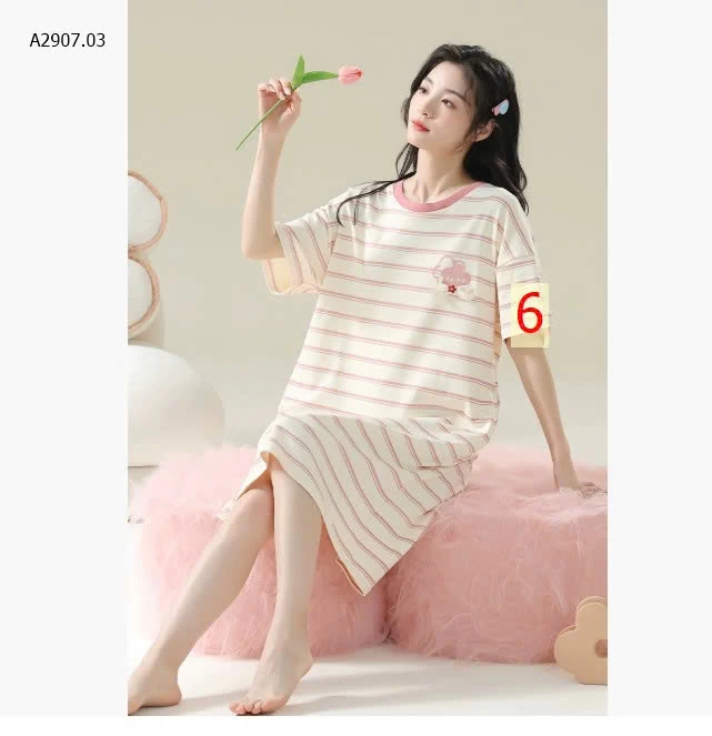 VÁY COTTON MẶC NHÀ - sỉ 150k