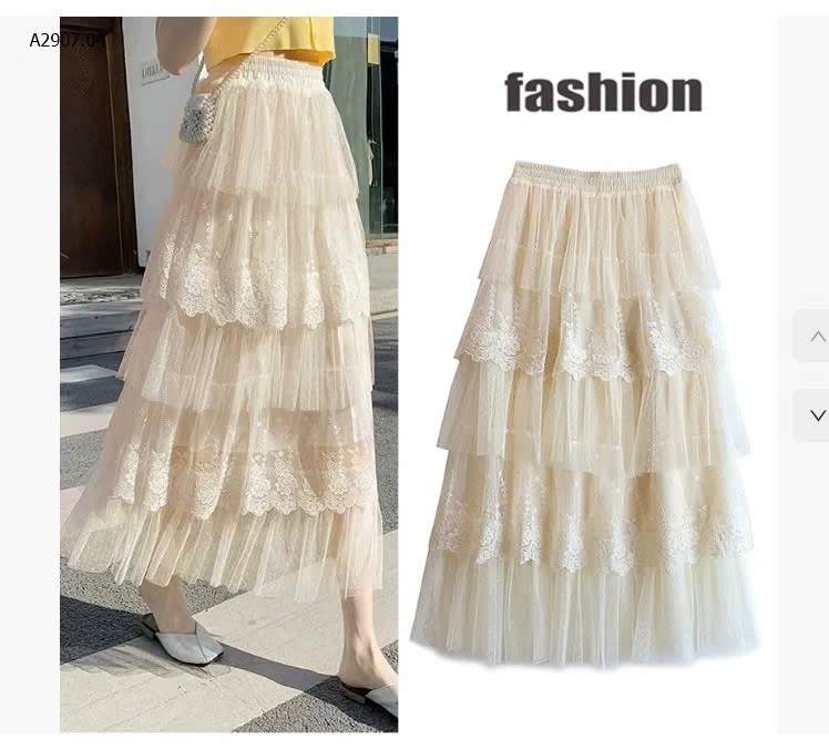 CHÂN VÁY REN TẦNG ANGLE -sỉ 175k