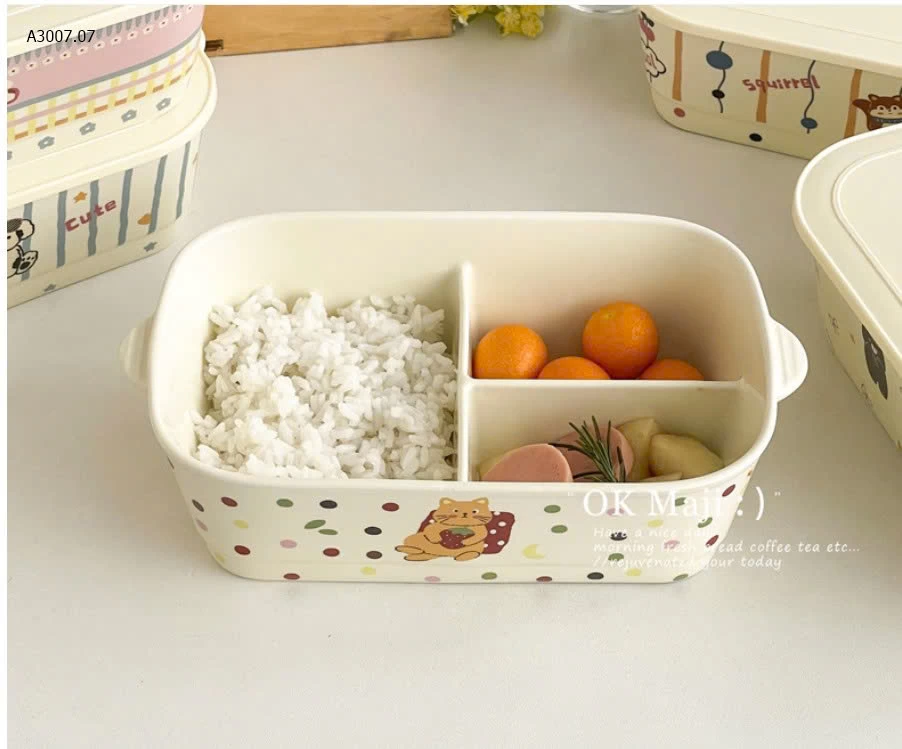 HỘP ĐỰNG CƠM 3 NGĂN- sỉ 147k