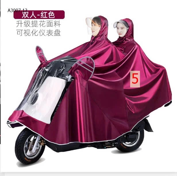 ÁO MƯA TRÙM KÍN ĐẦU- Sỉ  Giá: màu 1-4: loại 1 đầu : 150k màu 5-8 : loại 2 đầu : 163k