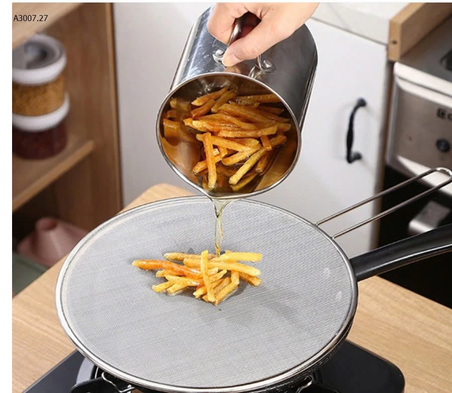 NẮP ĐẬY CHẢO BẰNG LƯỚI INOX DẠNG TRÒN size 29cm- sỉ 42k