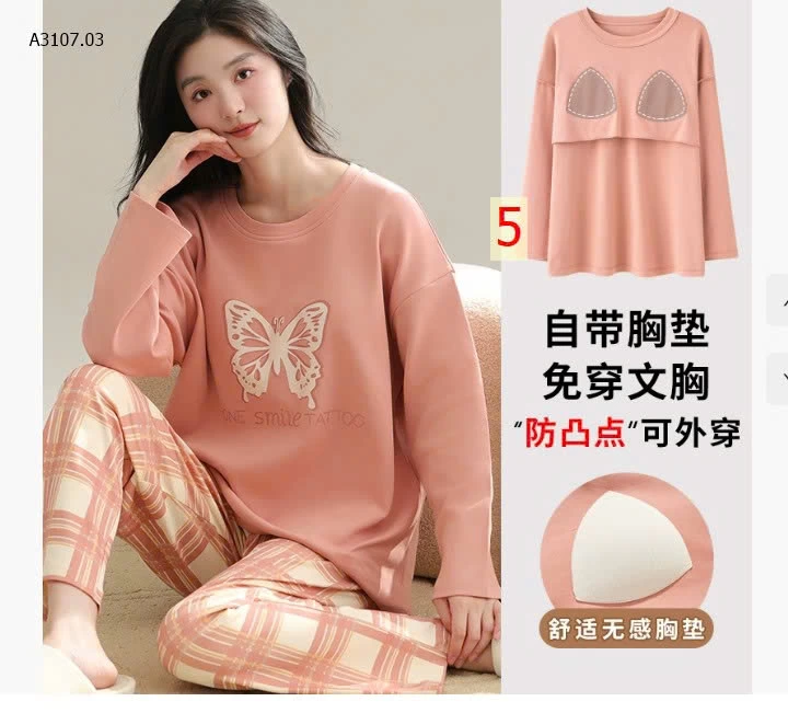 BỘ ĐỒ NGỦ KÈM BRA - sỉ 170k