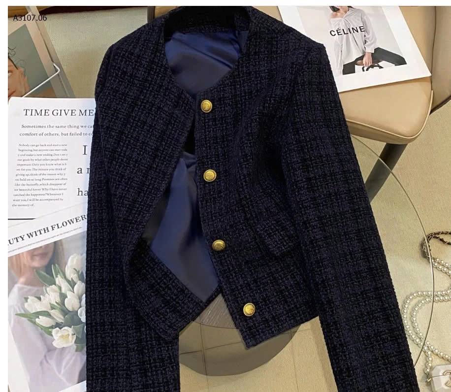 ÁO KHOÁC DẠ TWEET CHO NỮ - sỉ 210k