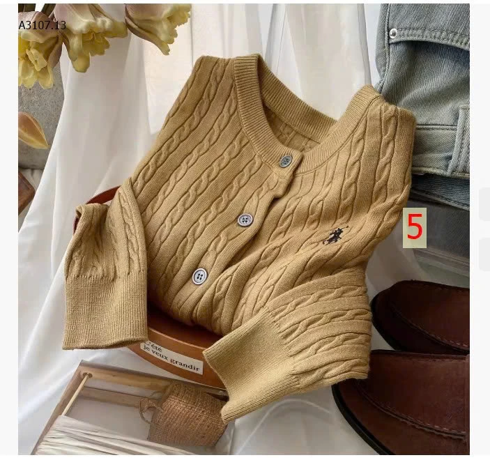 ÁO CARDIGAN LEN THÊU NGỰA  - sỉ 190k