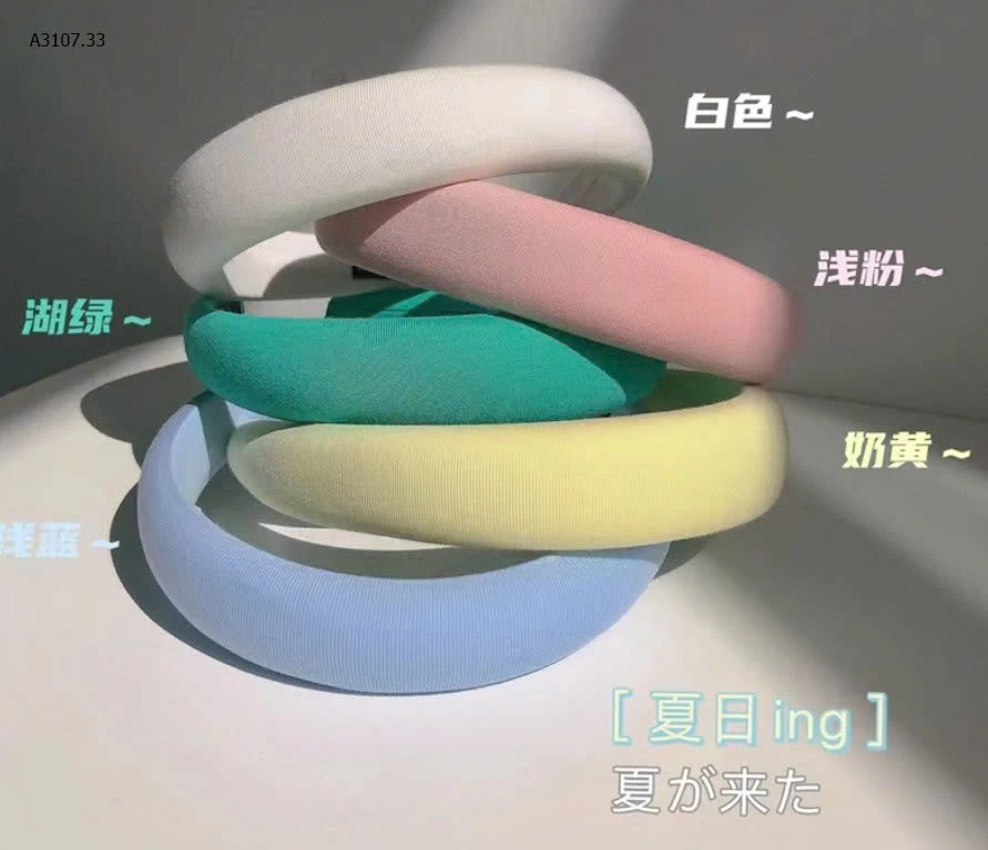 SET 5C BĂNG ĐÔ TRƠN MÀU  - Sỉ 65k/1 set 5 chiếc mix màu 