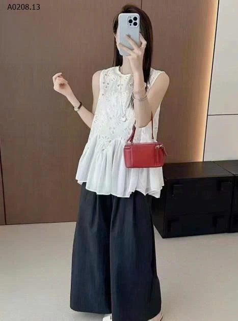 ÁO REN SÁT NÁCH PHỐI VOAN ANNA- sỉ 180k