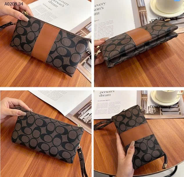 VÍ CẦM TAY  DÁNG DỌC CHO NỮ - sỉ 50k