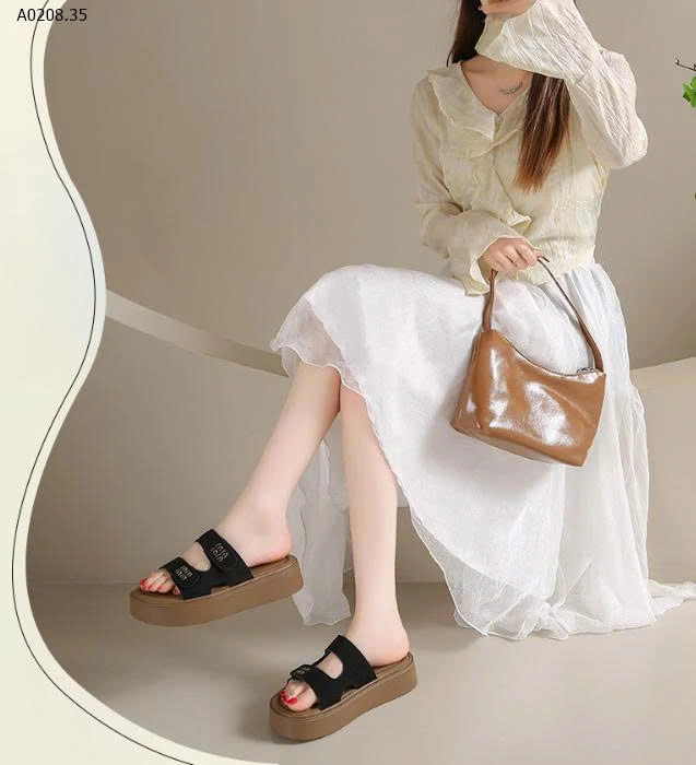  DÉP LÊ NỮ QUAI NGANG ĐẾ DÀY - sỉ 174k