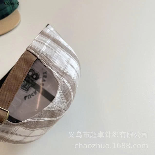 MŨ LƯỠI TRAI KẺ CARO SỐ 58  - sỉ 94k