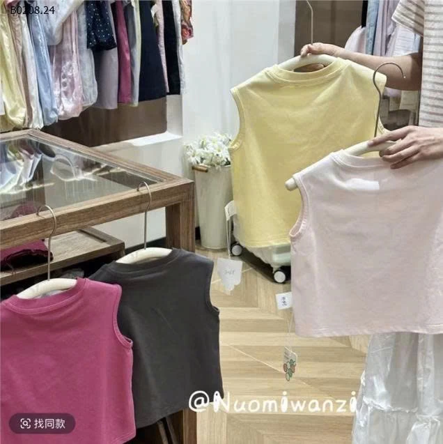 ÁO SÁT NÁCH IN HÌNH CUTE NUOMIWANZI- sỉ 69k