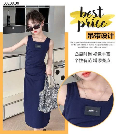 VÁY DÁNG DÀI XẺ TÀ BG - sỉ 190k