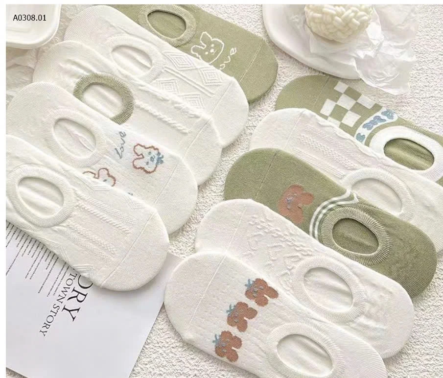 SET 10 ĐÔI TẤT CHO NỮ - sỉ 57k/sét 10 đôi