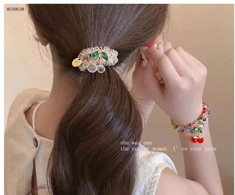 COMBO 2 CHUN TÓC BLING  - Sỉ giá 33k/1 set 2c mix màu