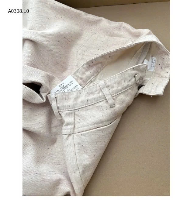 QUẦN SUÔNG ỐNG RỘNG THÊU NƠ TÚI SAU - sỉ 163k