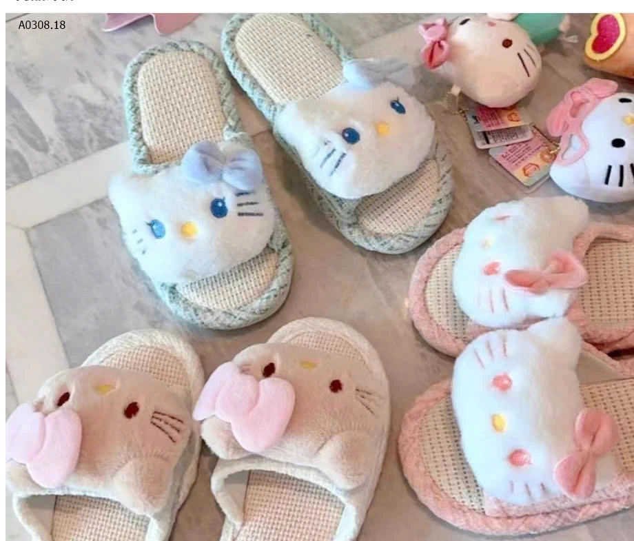 DÉP ĐI TRONG NHÀ HELLO KITTY- sỉ 65k