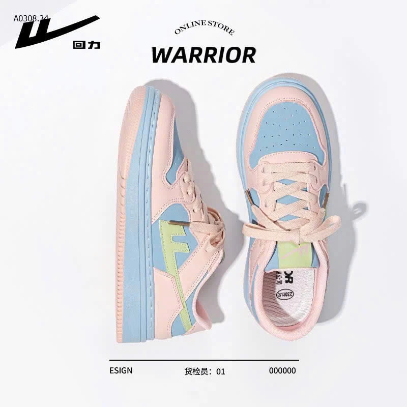 GIÀY THỂ THAO MẪU MỚI NHÀ WARRIOR - sỉ 234k