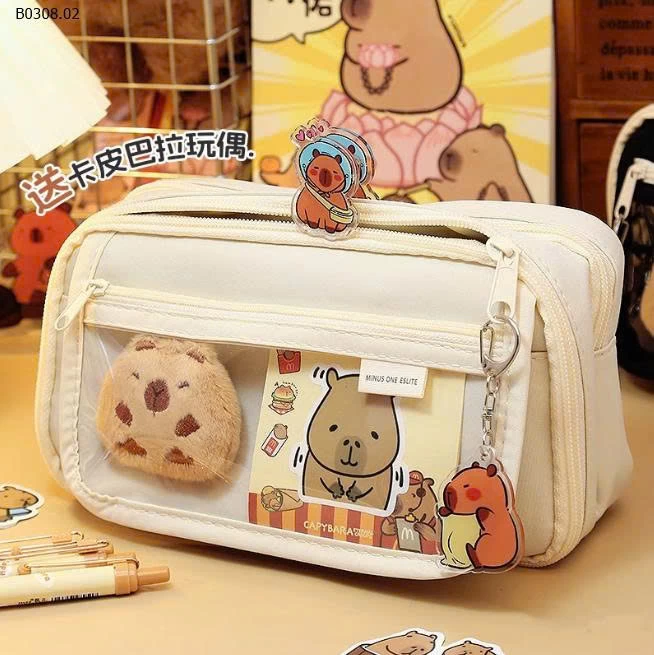 TÚI ĐỰNG BÚT CAPYBARA-Sỉ giá 49k