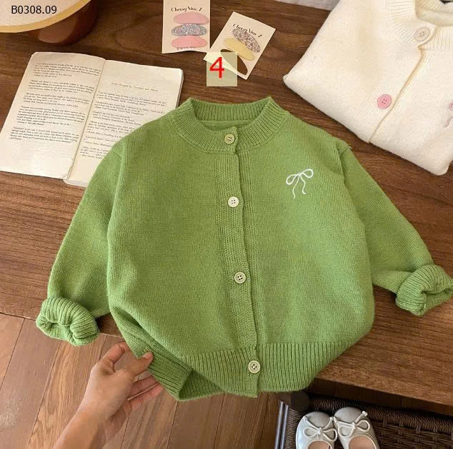 ÁO CARDIGAN THÊU NƠ BG-Sỉ giá 135k