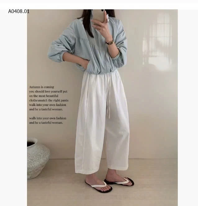 QUẦN SUÔNG CẠP CHUN - sỉ 155k