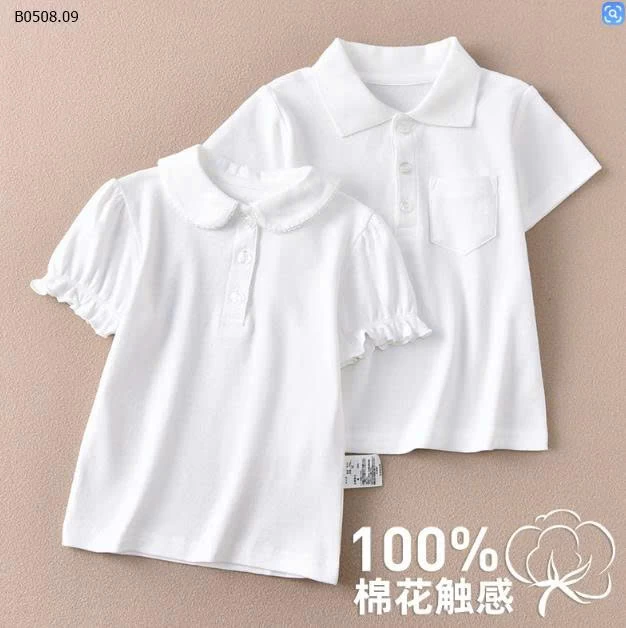 ÁO POLO BÉ GÁI  - Sỉ Sz 90-140: 114k Sz 150-170: 120k