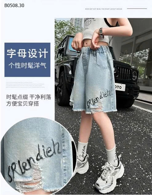 QUẦN SHORT JEAN RÁCH SZ ĐẠI BG  - sỉ 140k