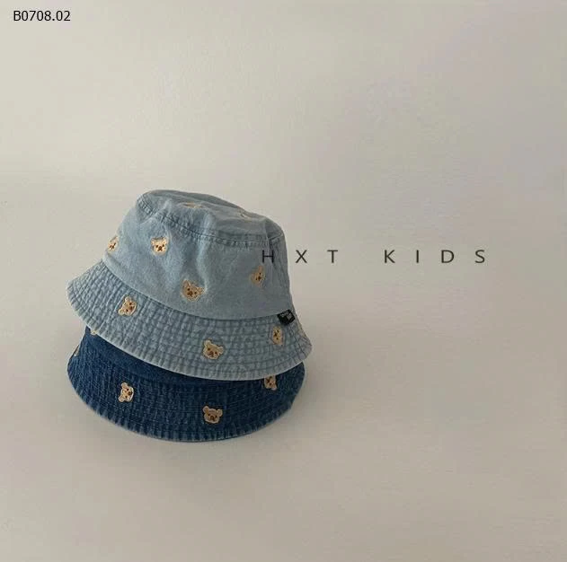 BUCKET DENIM THÊU CHO BÉ - sỉ 104k