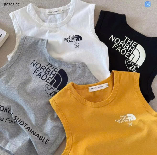 ÁO SÁT NÁCH BÉ TRAI THOÁNG MÁT  - sỉ 72k