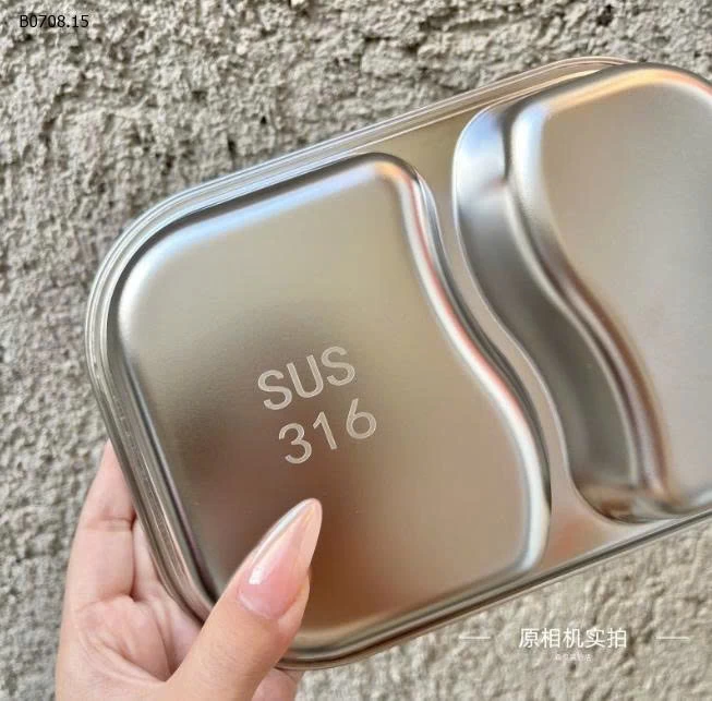 KHAY INOX KÈM THÌA SIÊU XINH E MỚI VỀ NHA- sỉ 69k/set