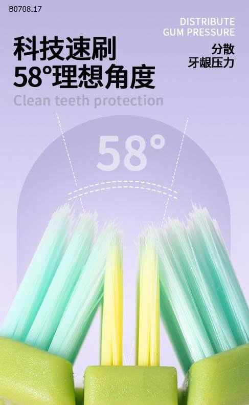 SET 4 BÀN CHẢI CHO BÉ YEUUU  - sỉ 51k/set 4c