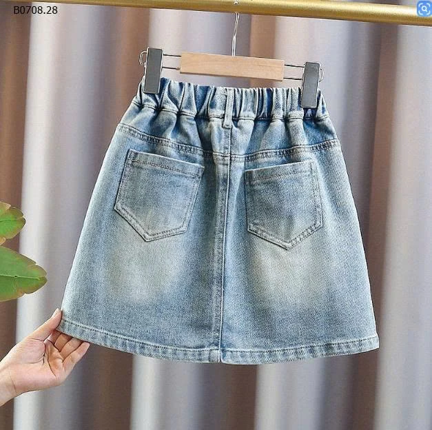 CHÂN VÁY JEAN CHO BÉ YÊU   - sỉ 114k