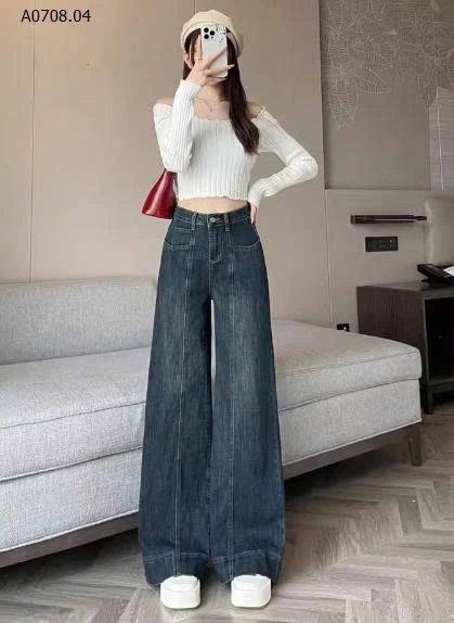 QUẦN JEAN XUÔNG VIỀN GÂN NỮ- sỉ 179k