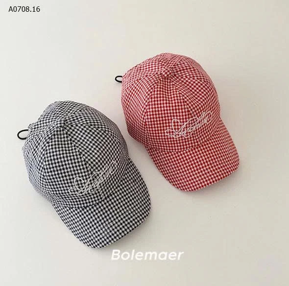 MŨ LƯỠI TRAI KẺ CARO - sỉ 94k