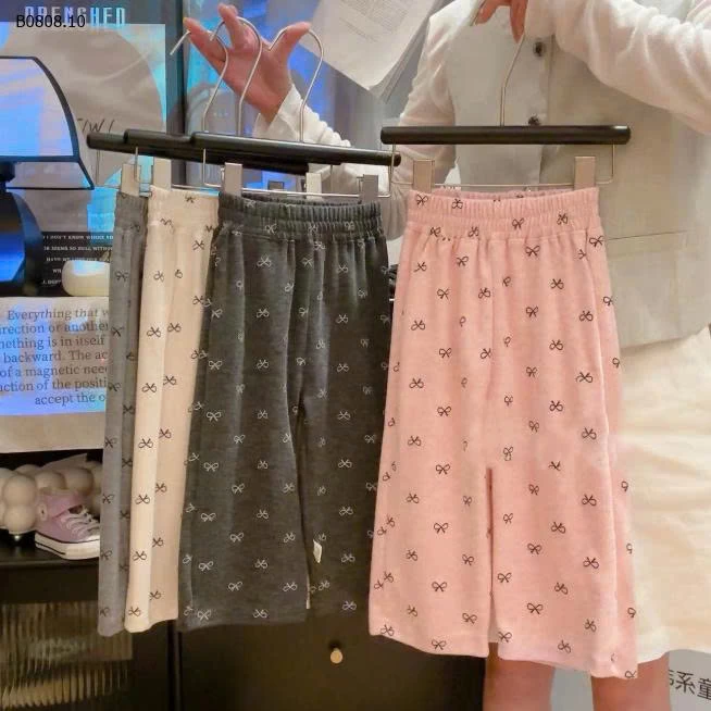 QUẦN ỐNG RỘNG PHỐI NƠ CHO BÉ GÁI-Sỉ giá Sz 80-120 :59k Sz 130-160 :68k