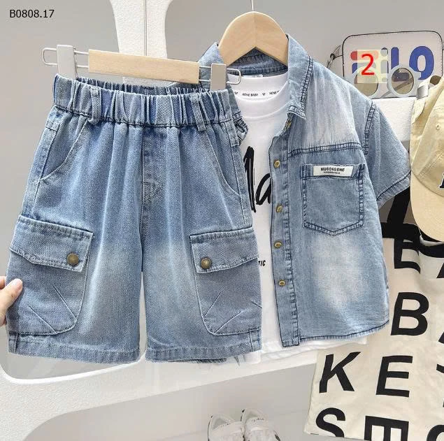 QUẦN SHORT JEAN BÉ TRAI KACADY-Sỉ giá 124k