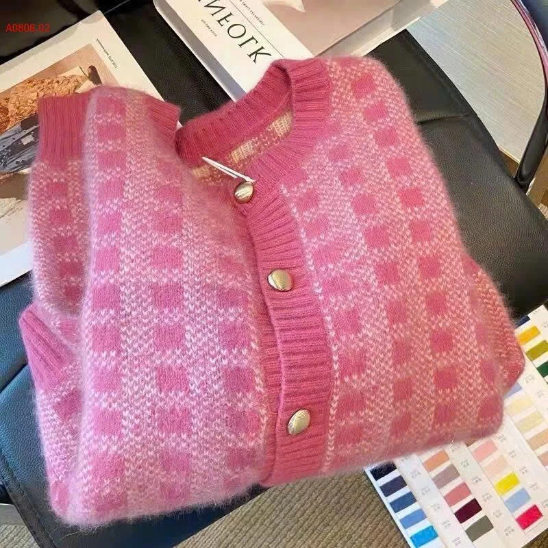 ÁO KHOÁC LEN HỒNG - Sỉ giá 89k