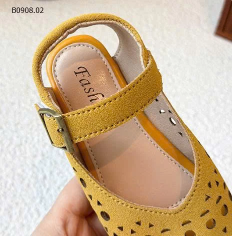 SANDAL LỖ QUAI DÁN  BÉ GÁI-Sỉ giá sz 21-30: 132k sz 31-36: 140k