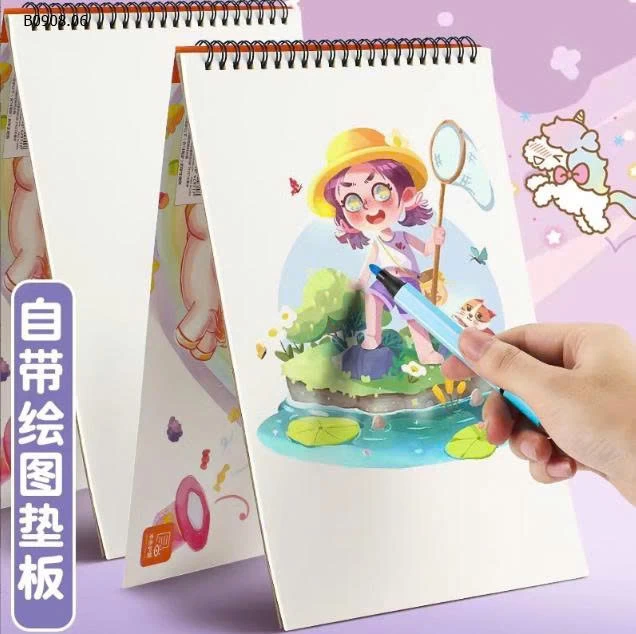 Set 4 quyển vở vẽ A4 – Hãng Deli chính hãng-Sỉ giá 68k/set 4 quyển