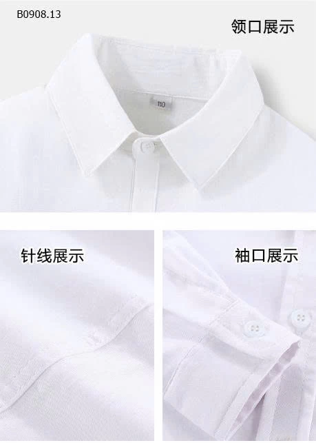 ÁO SƠ MI CHO BÉ TRAI kèm cà vạt-Giá sỉ 99k