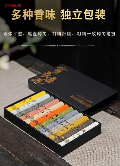 HỘP 12 ỐNG HƯƠNG TRẦM TƯƠNG ĐƯƠNG 12 MÙI-Sỉ 79k/hộp