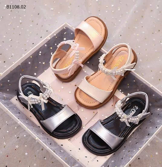 SANDAL QUAI NGANG ĐÍNH NGỌC BG-Giá sỉ sz 26-30: 126k sz 31-36: 134k 