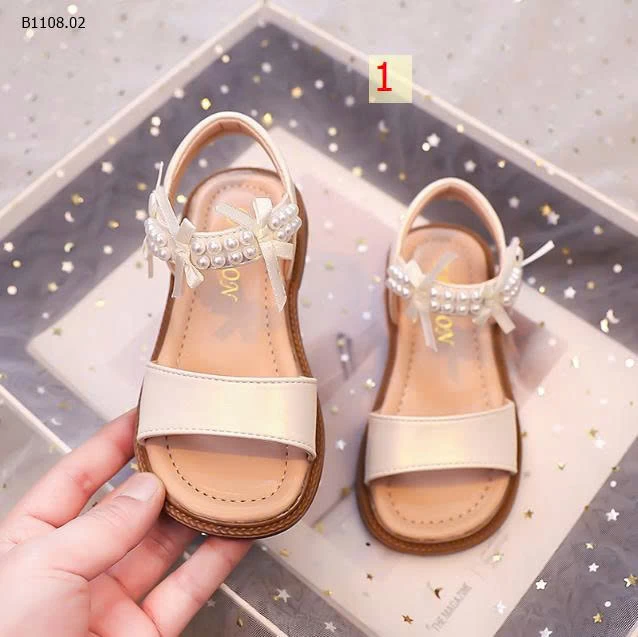SANDAL QUAI NGANG ĐÍNH NGỌC BG-Giá sỉ sz 26-30: 126k sz 31-36: 134k 