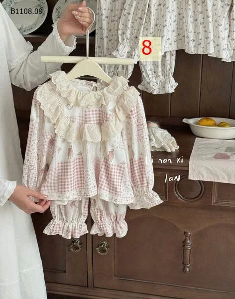 Bộ đồ ngủ thu đông cho bé gái - Giá sỉ 185k