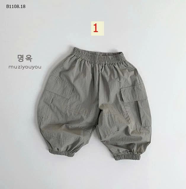 Quần yếm mỏng chống muỗi thoáng khí cho trẻ em -Giá sỉ 153k