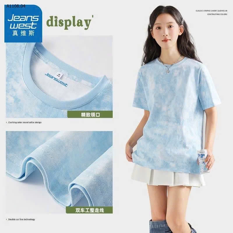  ÁO THUN LOANG TRÁI TIM JEANSWEST -Sỉ 135k