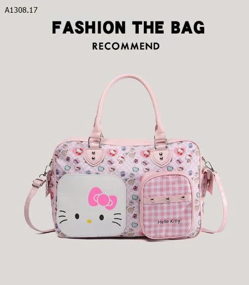 TÚI DU LỊCH TONE HỒNG KITTY -Sỉ 136k