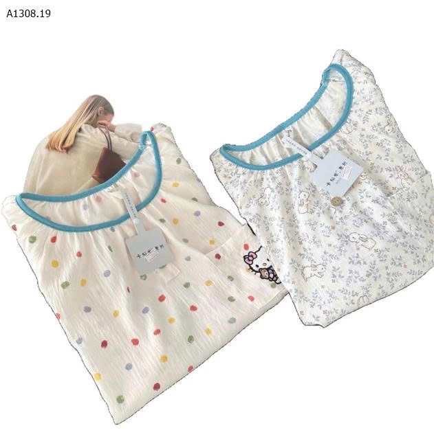 BỘ MẶC NHÀ CỔ TRÒN-Sỉ 129k