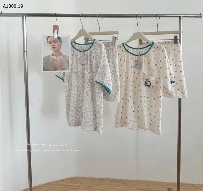 BỘ MẶC NHÀ CỔ TRÒN-Sỉ 129k