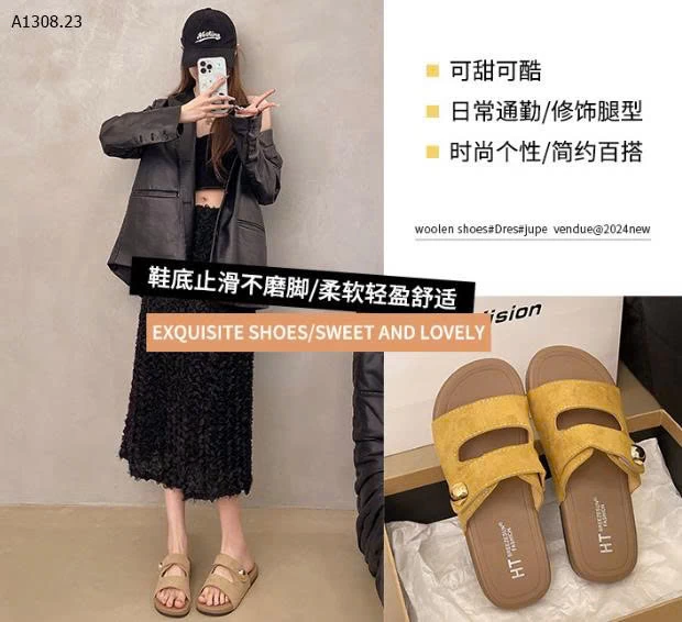 DÉP LÊ 2 QUAI KIỂU HÀN CHO NỮ-Sỉ 88k/ đôi